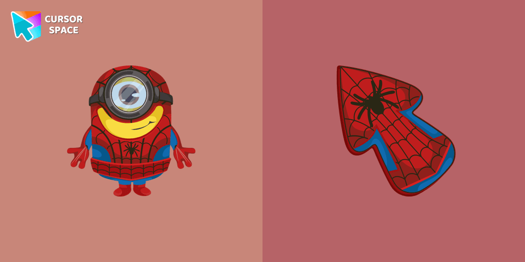 Minion Spider-Man Character cursor cursor pack